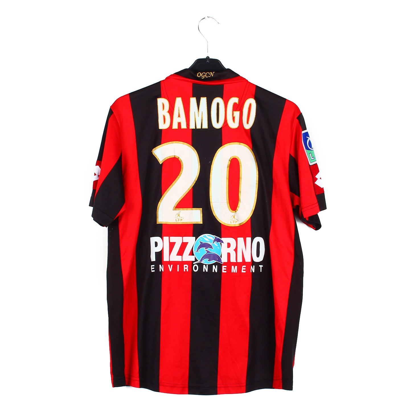 2007/08 - Nice OGC - Bamogo #20 (L) [MATCH ISSUE]