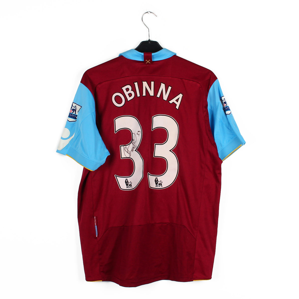2010/11 - West Ham - Obinna #33 (L) [MATCH ISSUE] *signé*